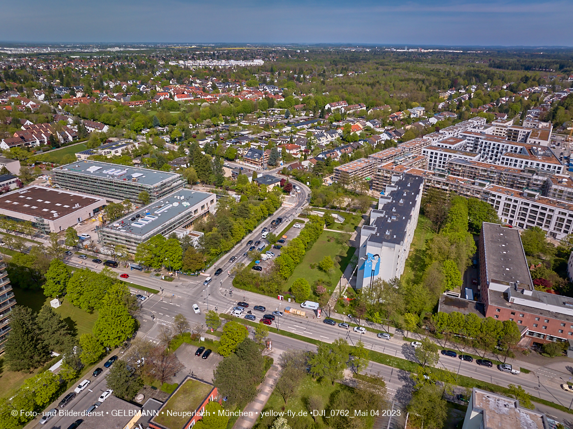 04.05.2023 - Luftbilder vom Haus für Kinder in Neuperlach